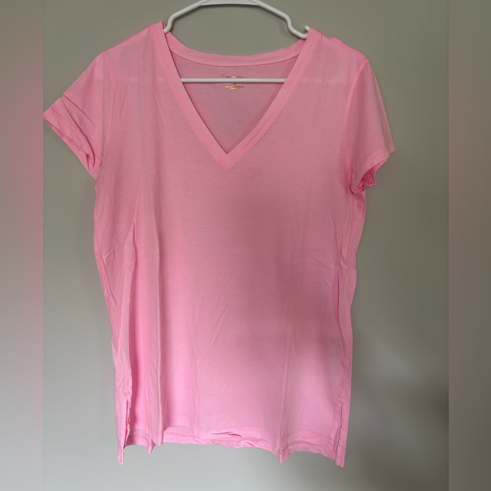 Lilly Pulitzer Relaxed Pink Short Sleeve Tee